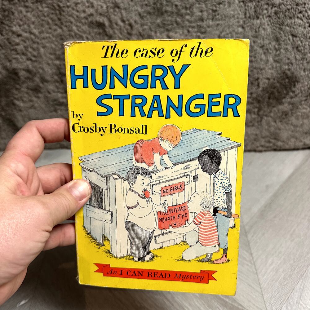 The Case of the Hungry Stranger by Crosby Bonsall I Can Read Mystery  1980